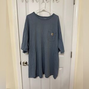 Men’s 4XL Carhartt Gray Shirt with Pocket